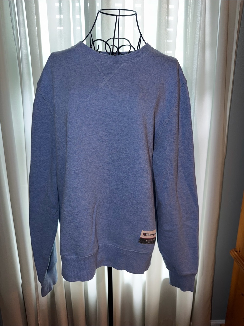 Champion Men’s Light Blue Crewneck Sweatshirt